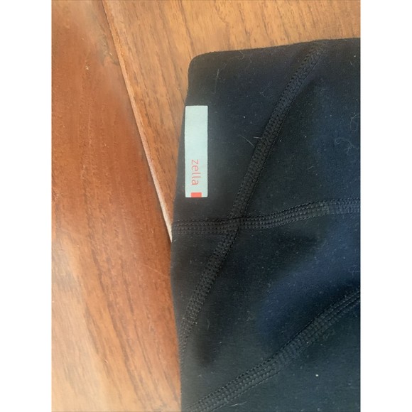 Z by Zella High Waist Black Cropped Capri Leggings Size Large Daily Crop - Picture 8 of 14